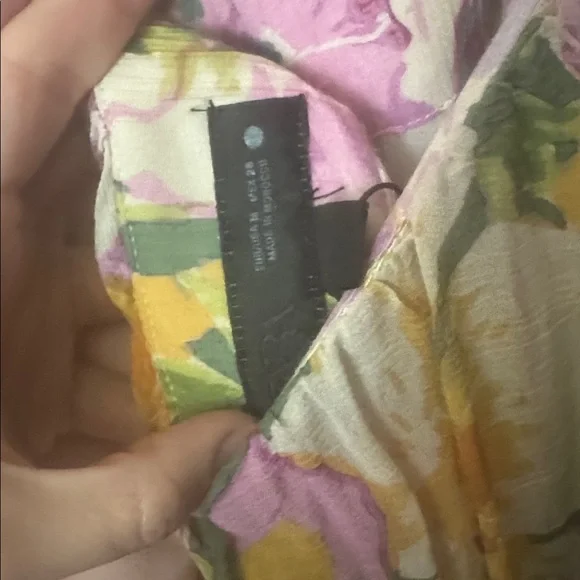 Zara tube dress gown bubble layer one tier Floral Strapless dress - Picture 3 of 3